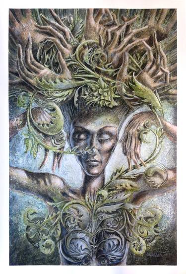 Original Surrealism Nature Paintings by Farzad Golpayegani