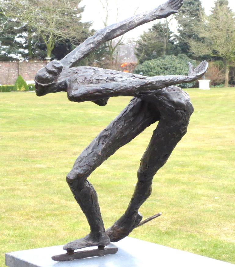 Original Figurative Sports Sculpture by Inge Groenen