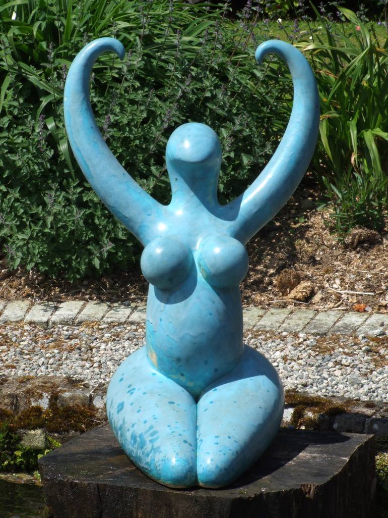 Original Classical mythology Sculpture by Ama Menec