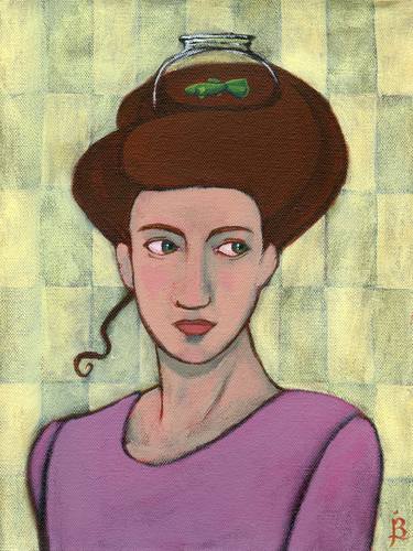 Original Figurative Women Painting by Jennifer Broschinsky