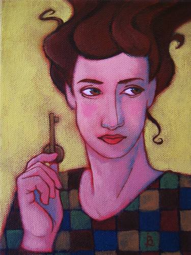 Original Figurative Women Painting by Jennifer Broschinsky