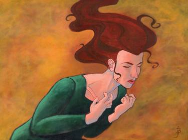 Original Figurative Women Painting by Jennifer Broschinsky