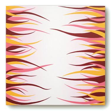 Flames - pink-yellow fire thumb