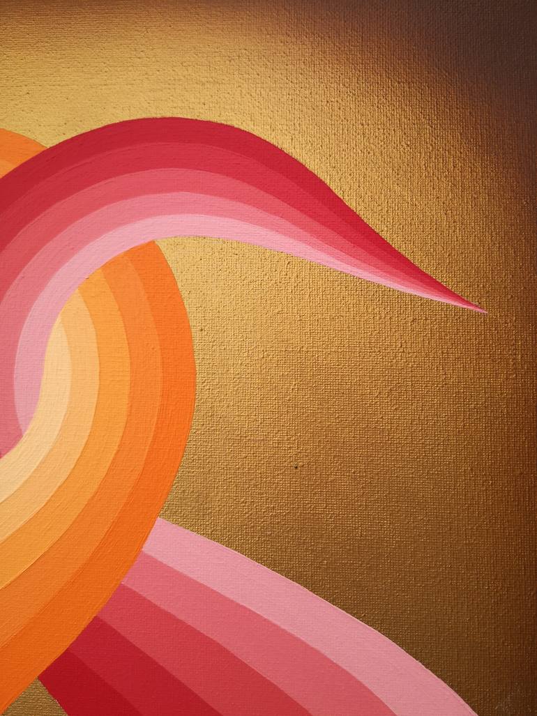 Original Abstract Love Painting by Krisztina Dozsa-Farkas