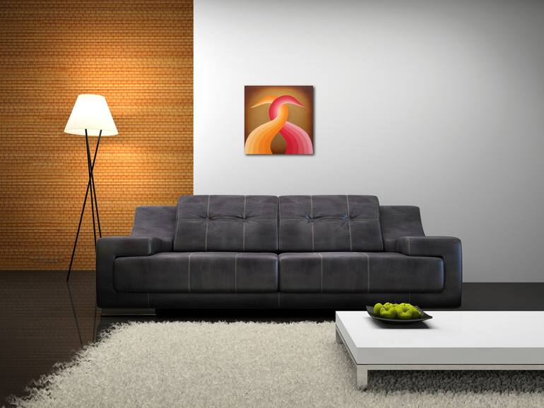 Original Abstract Love Painting by Krisztina Dozsa-Farkas