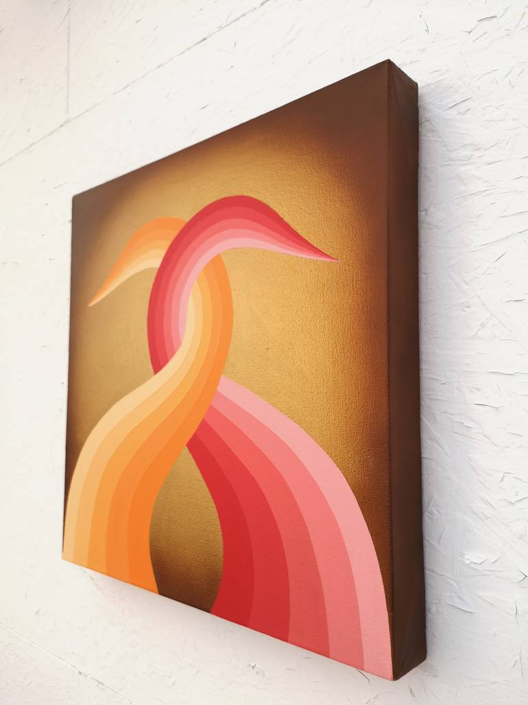 Original Abstract Love Painting by Krisztina Dozsa-Farkas