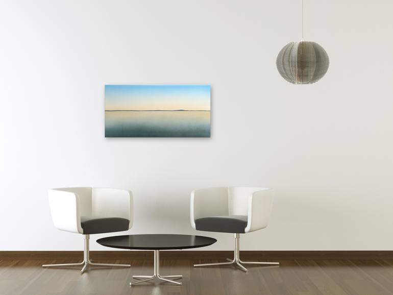 Original Abstract Water Painting by Krisztina Dozsa-Farkas