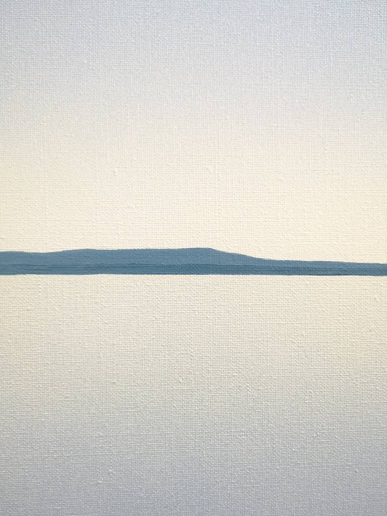 Original Minimalism Water Painting by Krisztina Dozsa-Farkas