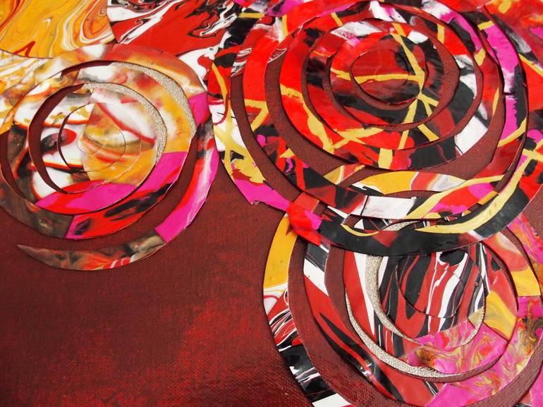 Original Modern Abstract Collage by Julee Latimer