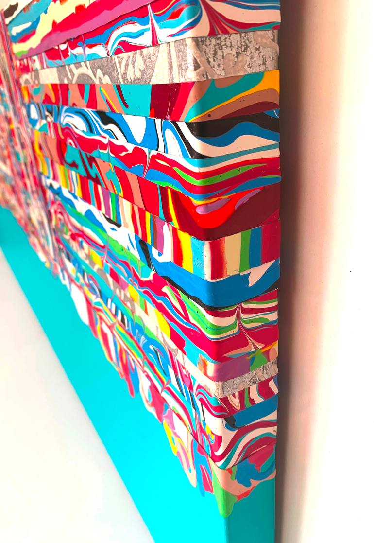 Original Fine Art Abstract Collage by Julee Latimer