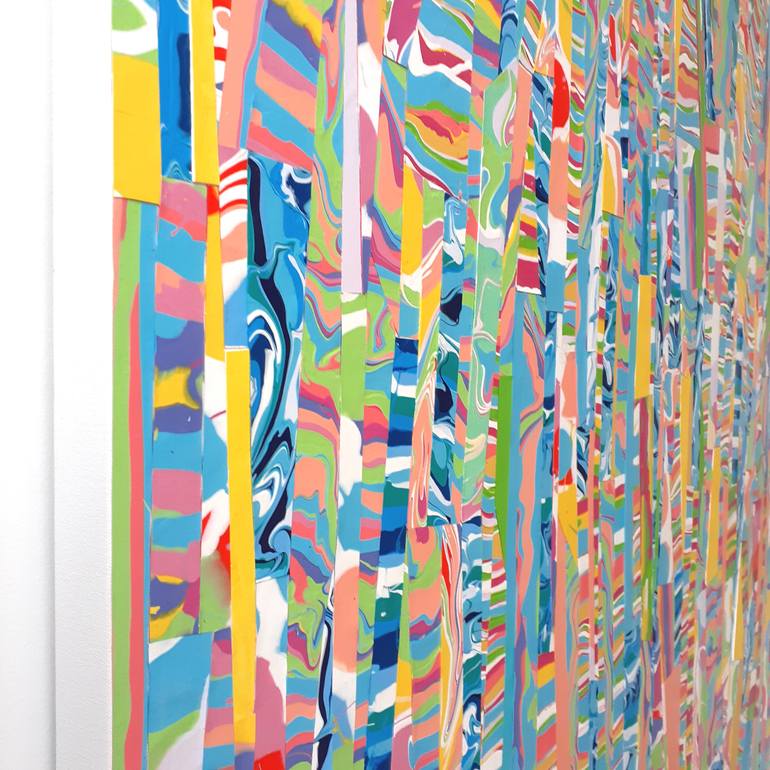 Original Modernism Abstract Collage by Julee Latimer