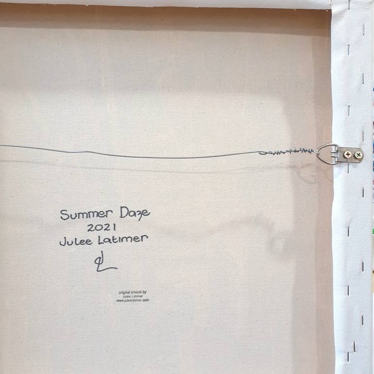 Original Modernism Abstract Collage by Julee Latimer