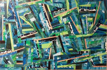 Original Abstract Collage by Julee Latimer