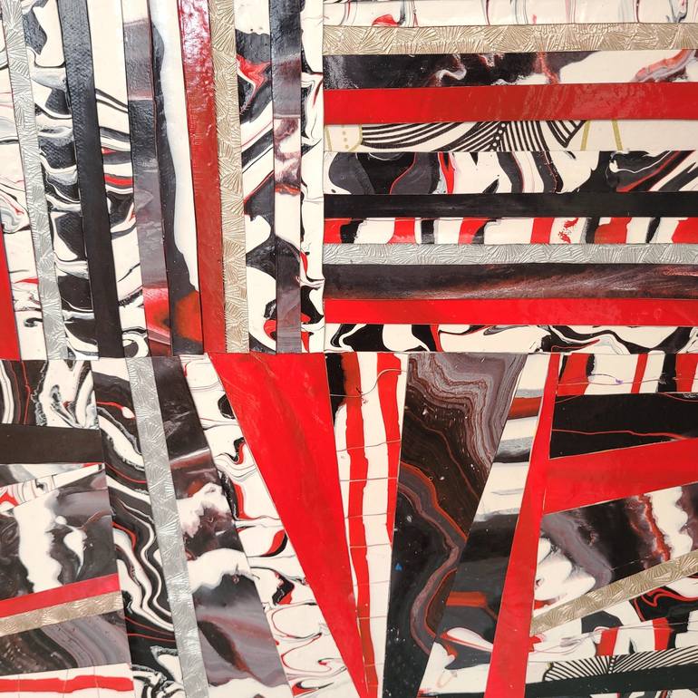 Original Fine Art Abstract Collage by Julee Latimer