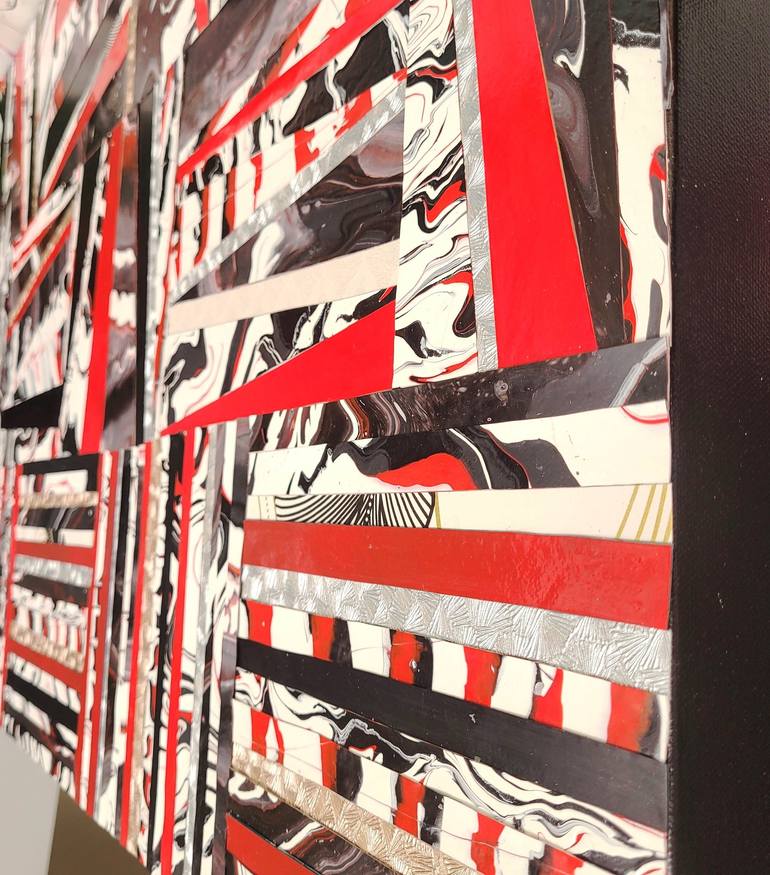 Original Fine Art Abstract Collage by Julee Latimer