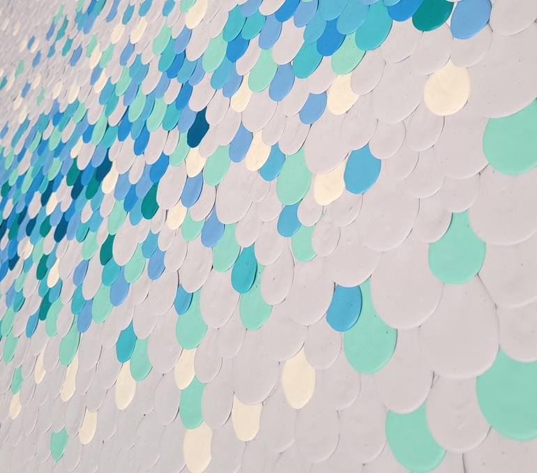 Original Minimalism Abstract Collage by Julee Latimer