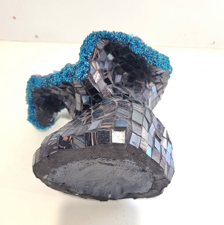 Original Abstract Floral Sculpture by Julee Latimer