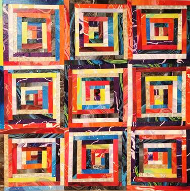 Original Abstract Collage by Julee Latimer