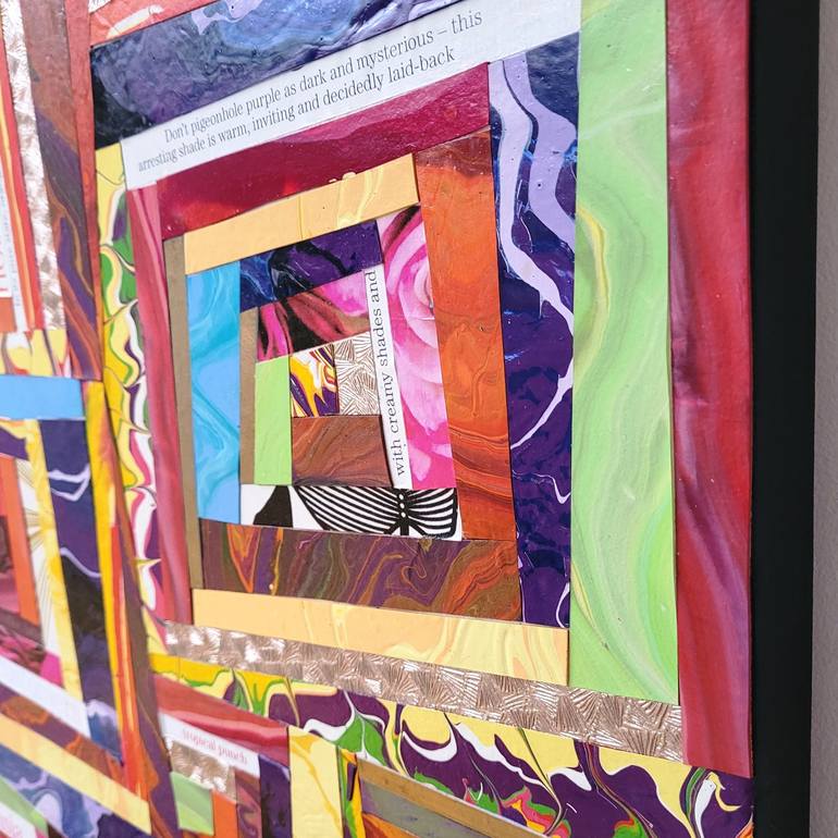 Original Abstract Patterns Collage by Julee Latimer