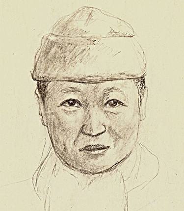 Original Portraiture Portrait Drawings by TJ Kim