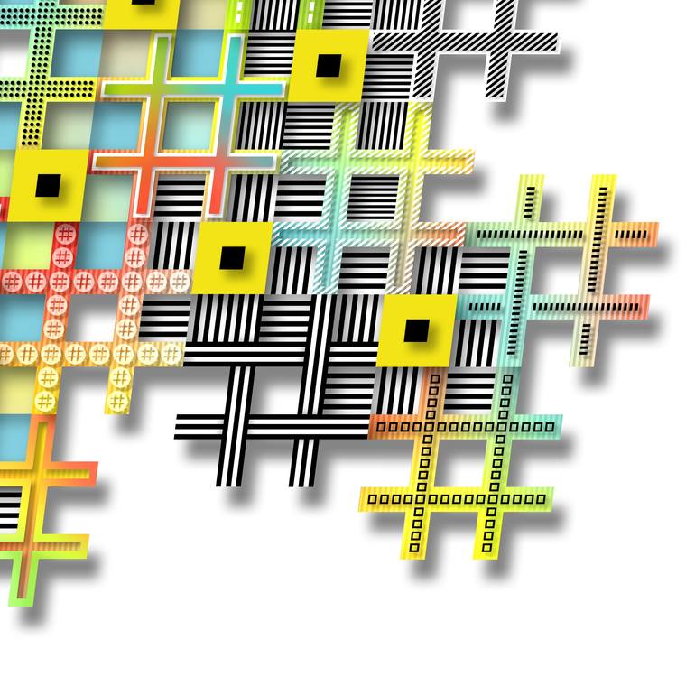 Original Geometric Popular culture Digital by Andrew Reach