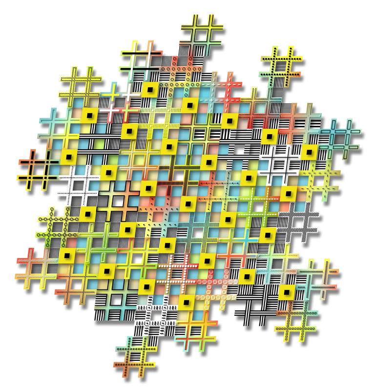 Original Geometric Popular culture Digital by Andrew Reach