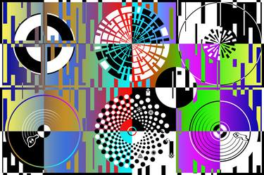 Original Modern Abstract Digital by Andrew Reach