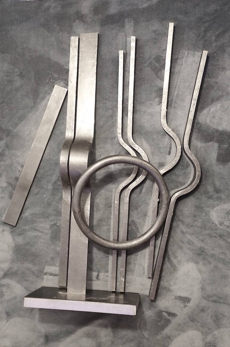 Original Abstract Expressionism Abstract Sculpture by Arek G