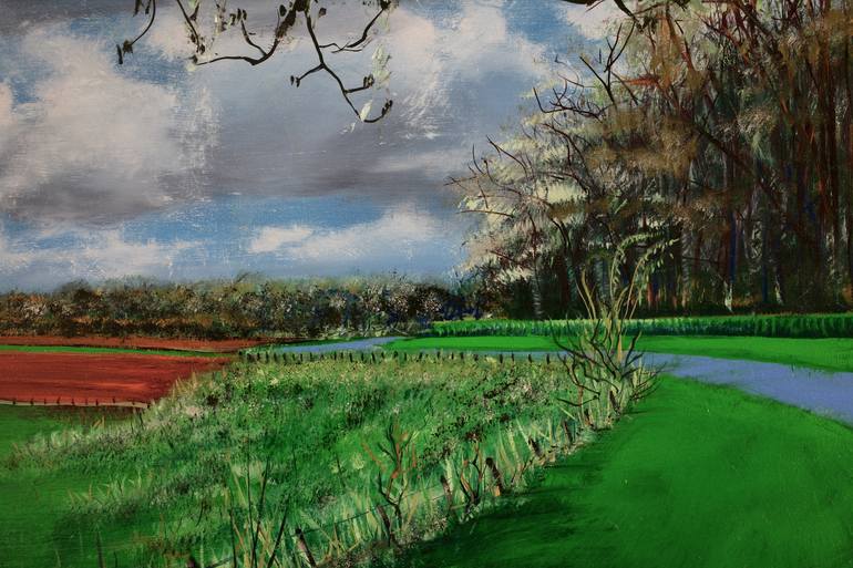Original Landscape Painting by Tamas Herczeg