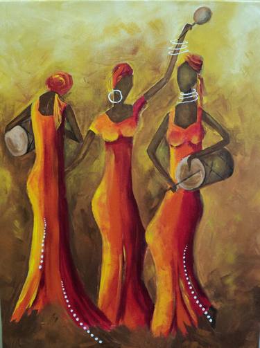 Print of Figurative Culture Paintings by Marietjie Henning