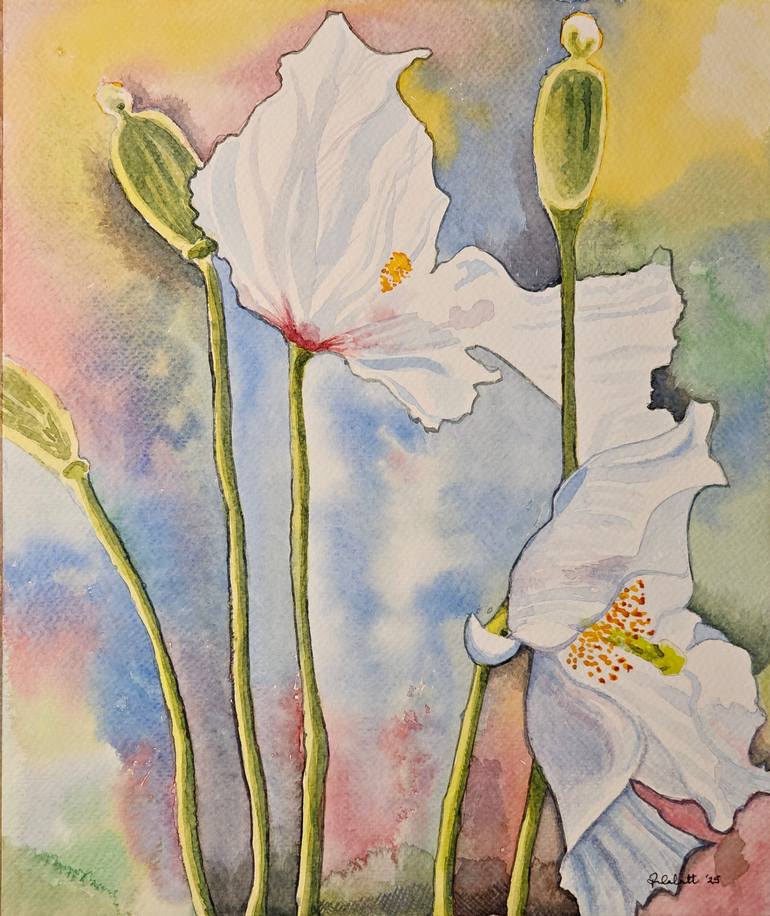 Original Expressionism Botanic Painting by Paul Calcutt