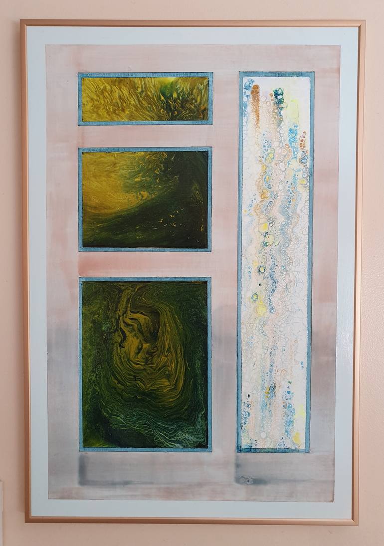 Original Abstract Expressionism Abstract Painting by Paul Calcutt