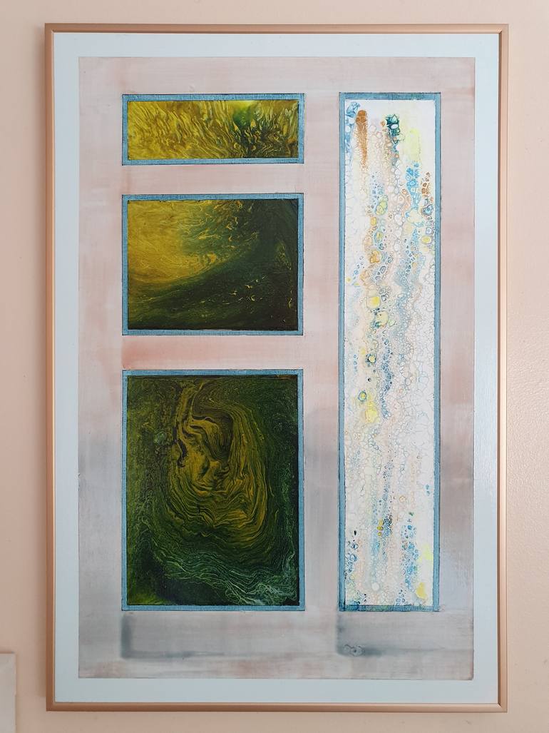 Original Abstract Expressionism Abstract Painting by Paul Calcutt