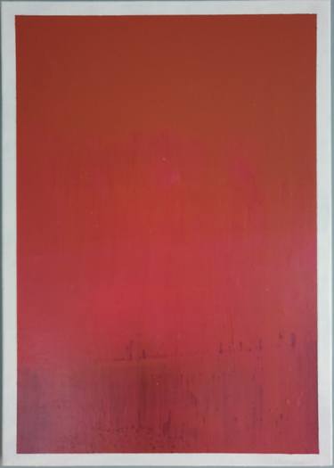 Saatchi Art Artist Paul Calcutt; Paintings, “Untitled Crimson” #art