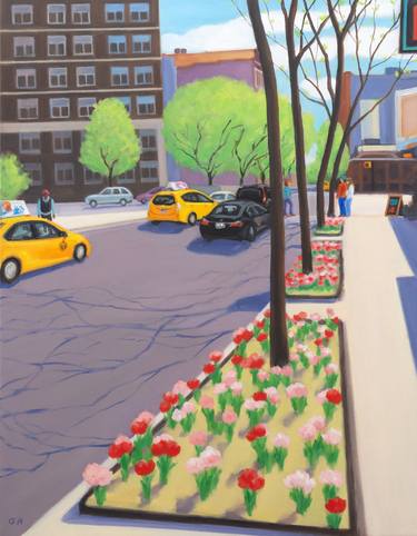 Spring In New York City Painting thumb