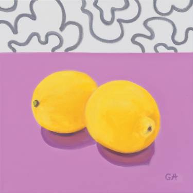 Original Pop Art Still Life Paintings by Giselle Ayupova