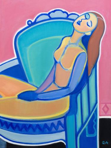 Original Contemporary Women Paintings by Giselle Ayupova