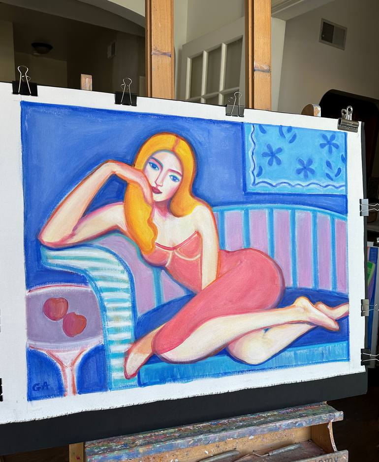 Original Contemporary Women Painting by Giselle Ayupova