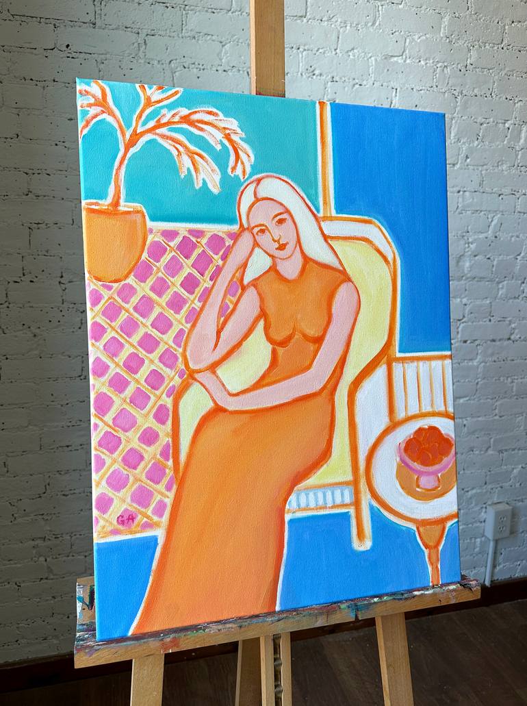 Original Contemporary Women Painting by Giselle Ayupova