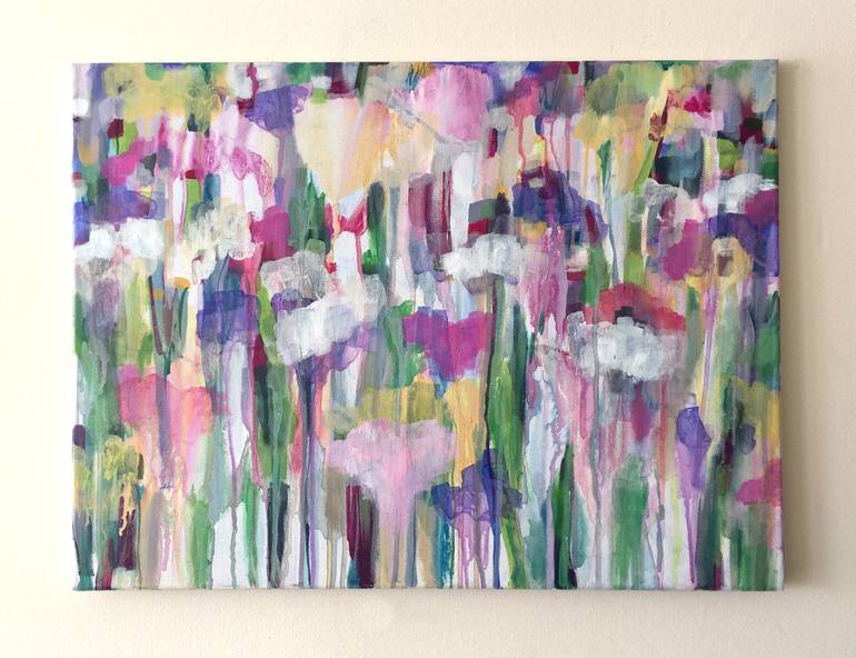 Original Fine Art Abstract Painting by Giselle Ayupova