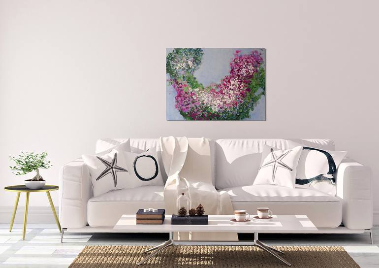 Spring Trees Abstract Painting 121008 Painting by Giselle Ayupova ...