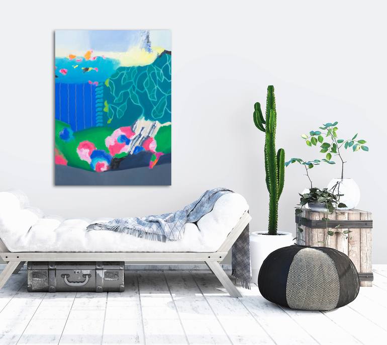 Original Fine Art Abstract Painting by Giselle Ayupova