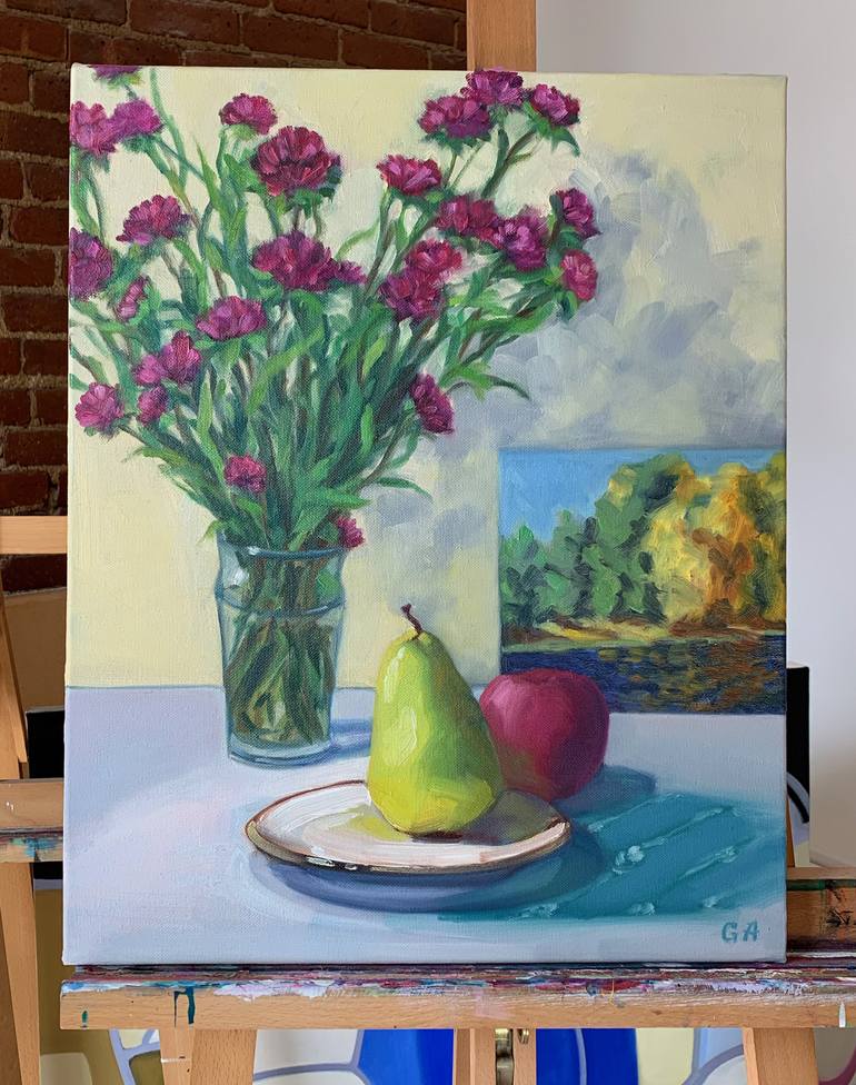 Original Still Life Painting by Giselle Ayupova