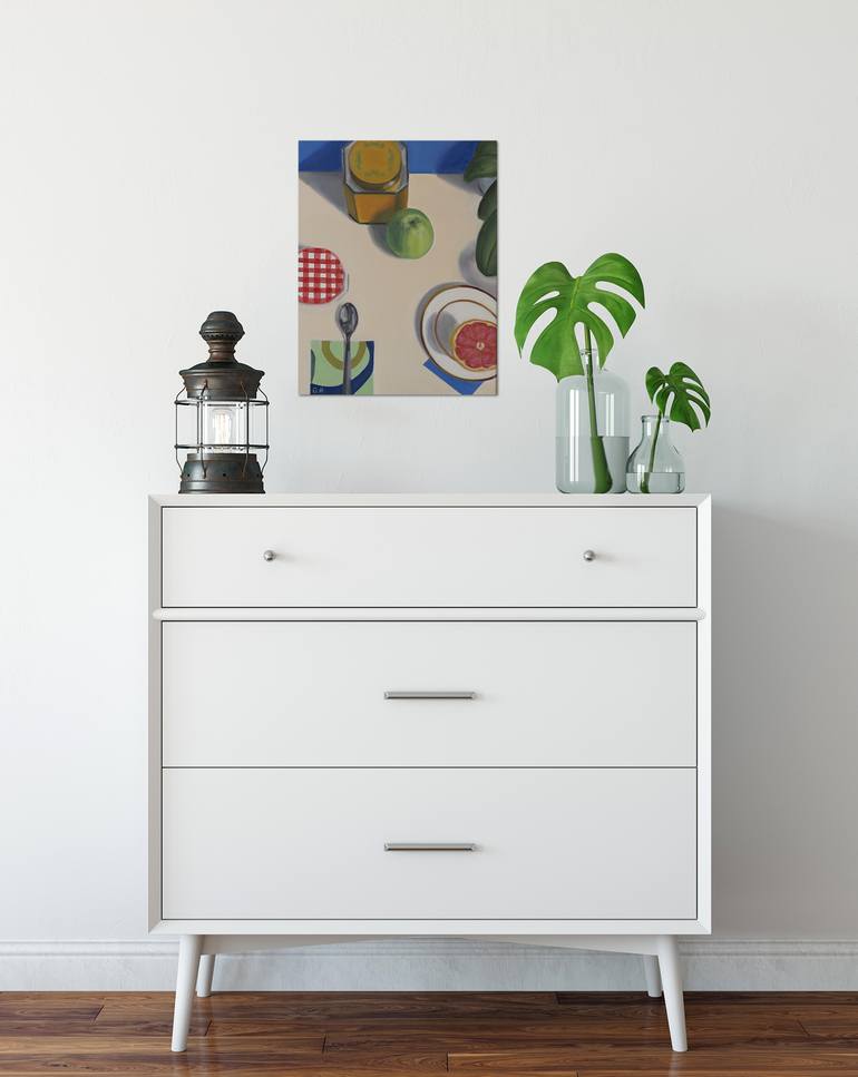 Original Impressionism Still Life Painting by Giselle Ayupova