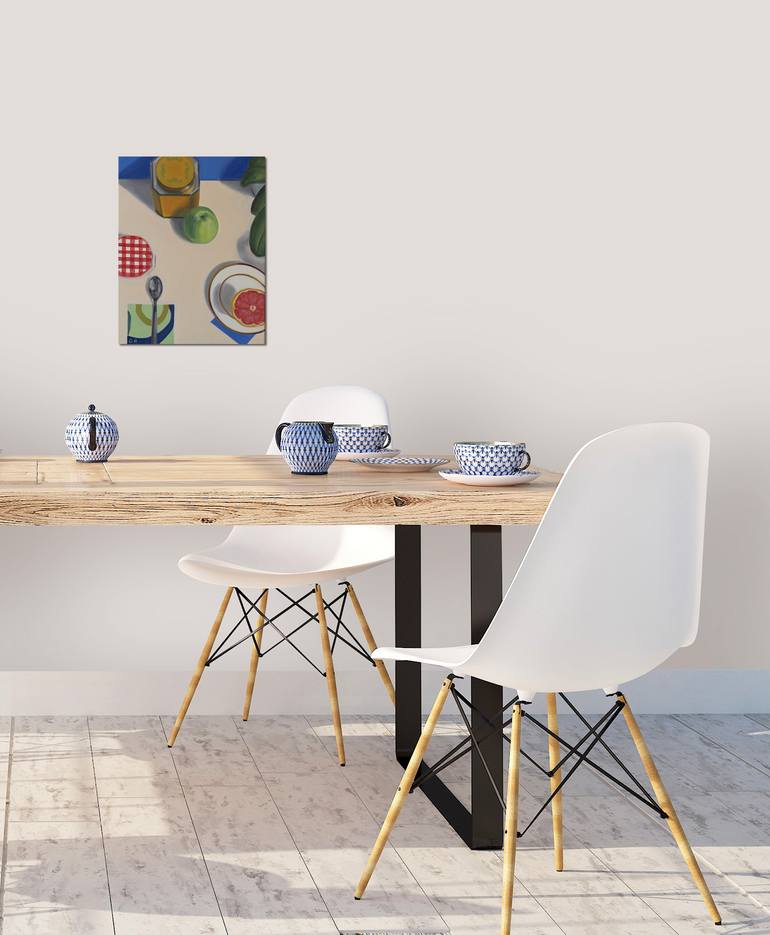 Original Impressionism Still Life Painting by Giselle Ayupova