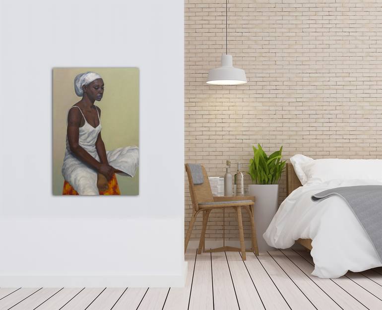 Original Figurative People Painting by Giselle Ayupova