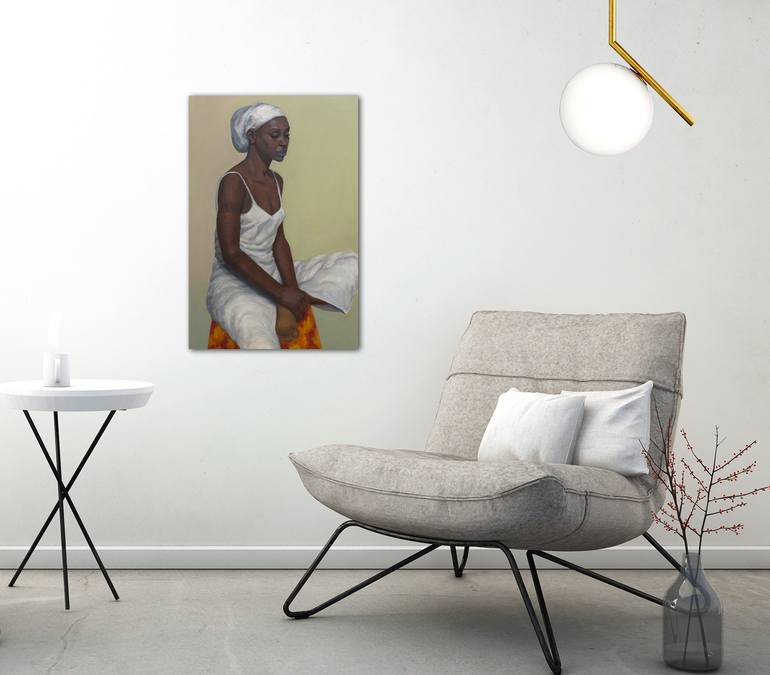 Original Figurative People Painting by Giselle Ayupova