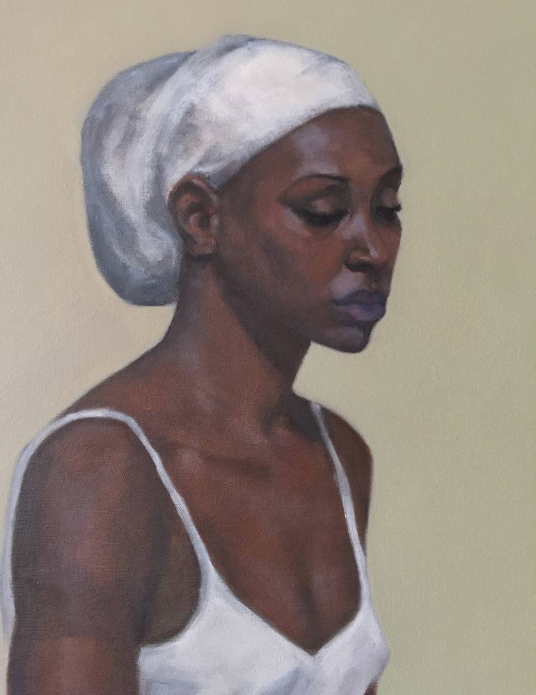 Original Figurative People Painting by Giselle Ayupova