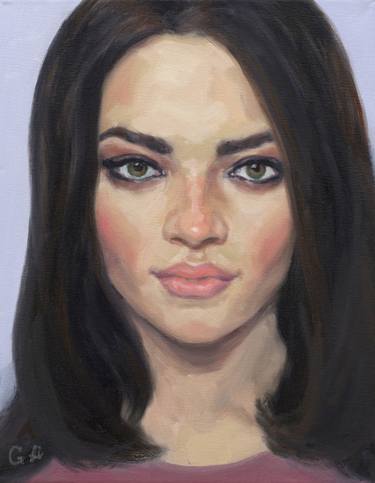 Original Portrait Paintings by Giselle Ayupova