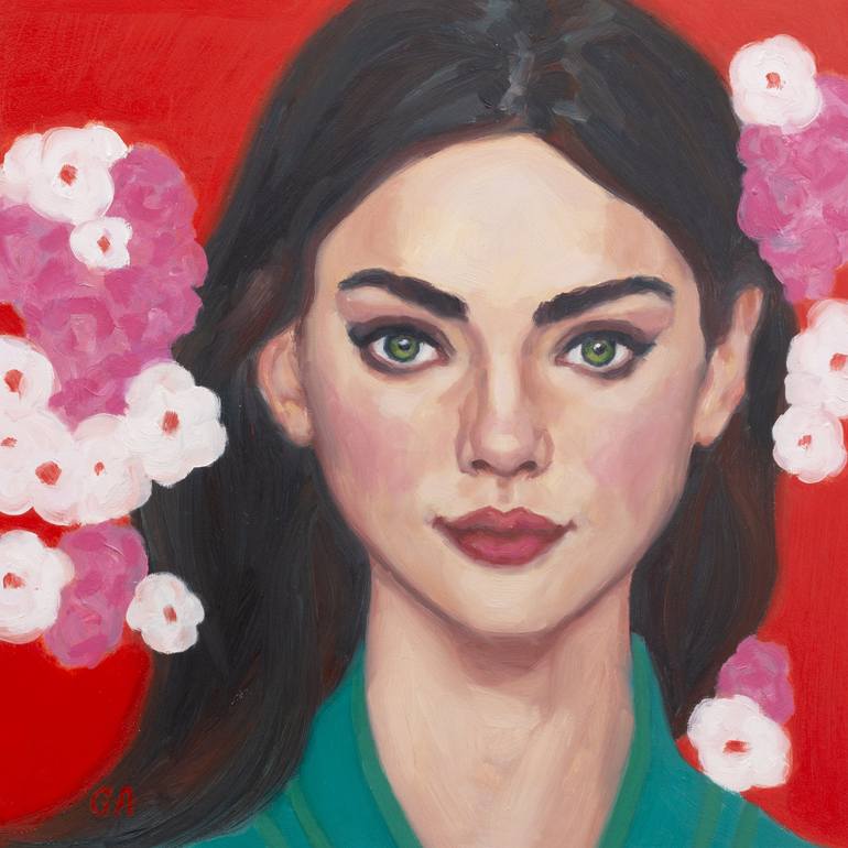 Print of Figurative Women Paintings by Giselle Ayupova